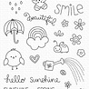 My Favorite Things Sending Sunshine and Smiles Clear Stamps (MSTN-007) (OUTLET)