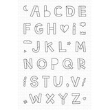 My Favorite Things Hip Hip Yay Alphabet Clear Stamps (MSTN-003) (OUTLET)