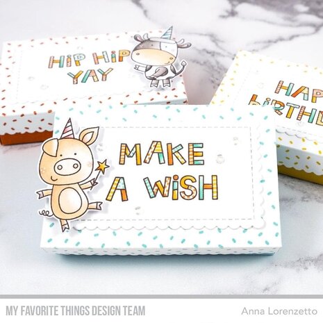 My Favorite Things Hip Hip Yay Alphabet Clear Stamps (MSTN-003) (OUTLET)