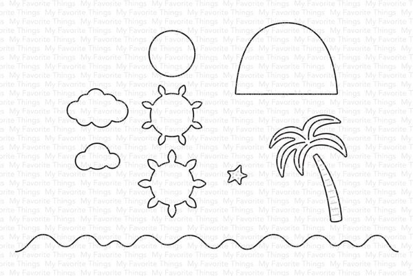 My Favorite Things Island Paradise Die-Namics (MFT-2559) (OUTLET)