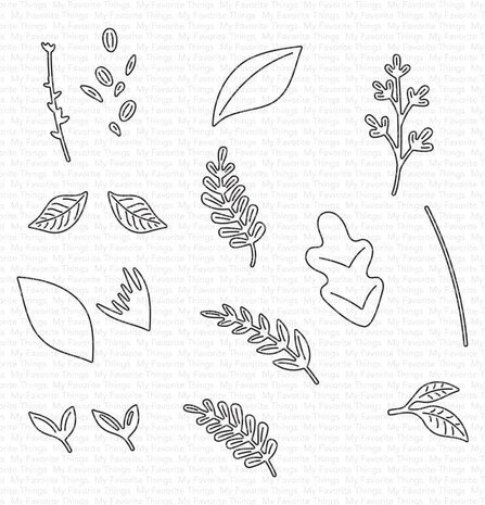My Favorite Things Complementary Greenery Die-namics (MFT-2449) (OUTLET)