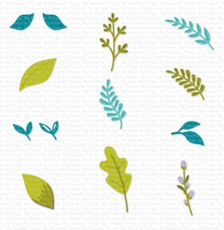My Favorite Things Complementary Greenery Die-namics (MFT-2449) (OUTLET)
