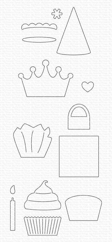My Favorite Things Birthday Basics Die-namics (MFT-2437) (OUTLET)