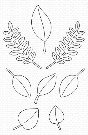 My Favorite Things Peaceful Greenery Die-namics (MFT-2413) (OUTLET)