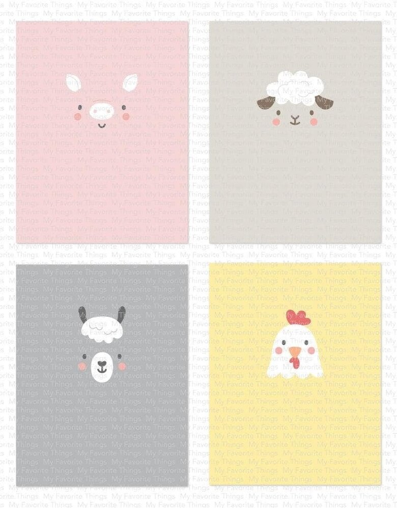 My Favorite Things Friendly Farm Faces Die-namics (MFT-2310) (OUTLET)
