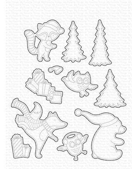 My Favorite Things Put the Jolly in the Holidays Die-namics (MFT-2113) (OUTLET)