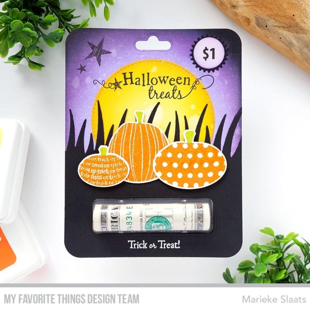 My Favorite Things Primitive Pumpkins Clear Stamps (LJD-100) (OUTLET)