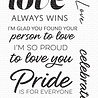 My Favorite Things Pride Is for Everyone Clear Stamps (CS-799) (OUTLET)