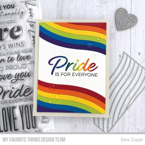 My Favorite Things Pride Is for Everyone Clear Stamps (CS-799) (OUTLET)