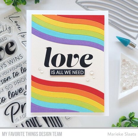 My Favorite Things Pride Is for Everyone Clear Stamps (CS-799) (OUTLET)