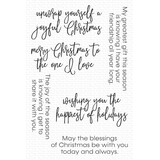 My Favorite Things Inside & Out Christmas Greetings Clear Stamps (CS-724) (OUTLET)