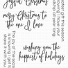 My Favorite Things Inside & Out Christmas Greetings Clear Stamps (CS-724) (OUTLET)