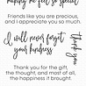 My Favorite Things Inside & Out Thank You Clear Stamps (CS-721) (OUTLET)