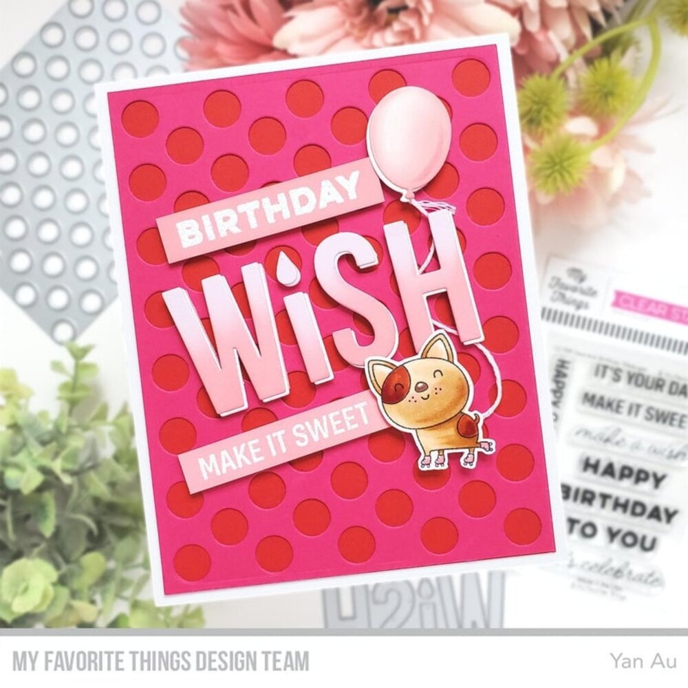 My Favorite Things Balloon Party Clear Stamps (CS-706) (OUTLET)