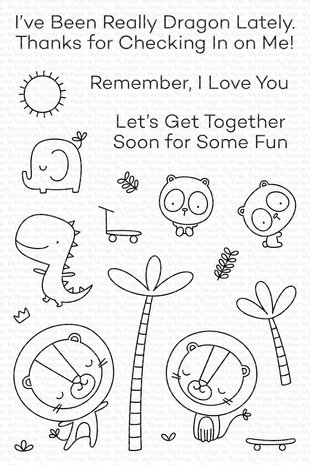 My Favorite Things Jungle Fun Clear Stamps (CS-677) (OUTLET)