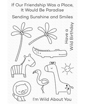 My Favorite Things Paradise Pals Clear Stamps (CS-650) (OUTLET)