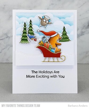 My Favorite Things Put the Jolly in the Holidays Clear Stamps (CS-612) (OUTLET)