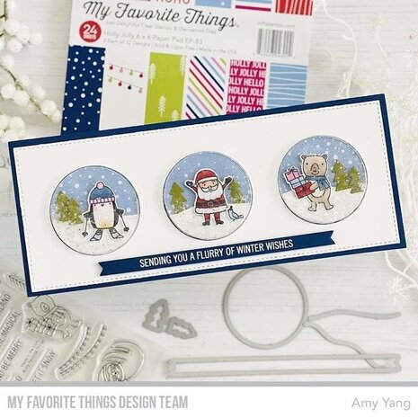 My Favorite Things Snow Globe Singles Clear Stamps (CS-611) (OUTLET)