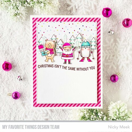 My Favorite Things Snow Globe Singles Clear Stamps (CS-611) (OUTLET)