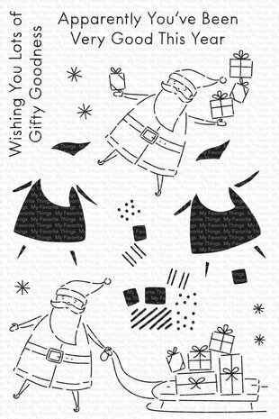 My Favorite Things Gifts from Santa Clear Stamps (CS-595) (OUTLET)