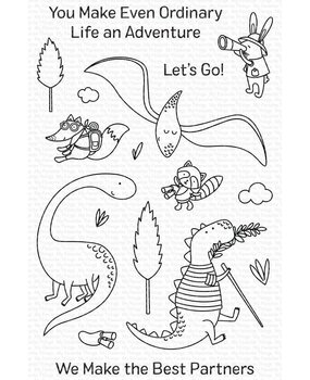 My Favorite Things Dino Adventure Clear Stamps (CS-591) (OUTLET)