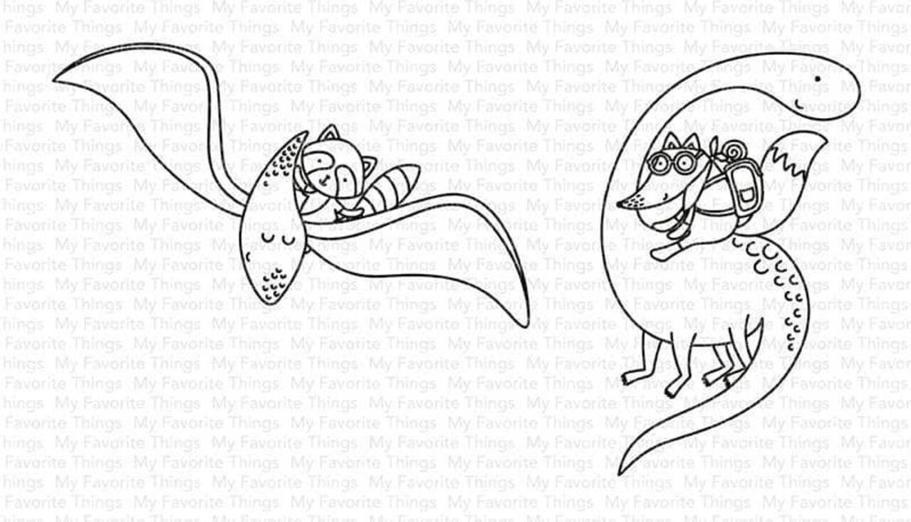 My Favorite Things Dino Adventure Clear Stamps (CS-591) (OUTLET)