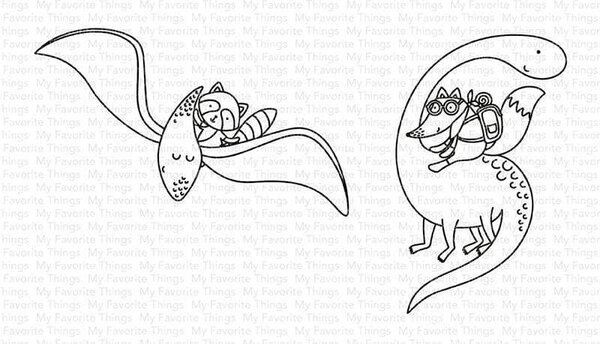 My Favorite Things Dino Adventure Clear Stamps (CS-591) (OUTLET)
