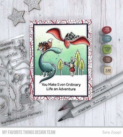 My Favorite Things Dino Adventure Clear Stamps (CS-591) (OUTLET)