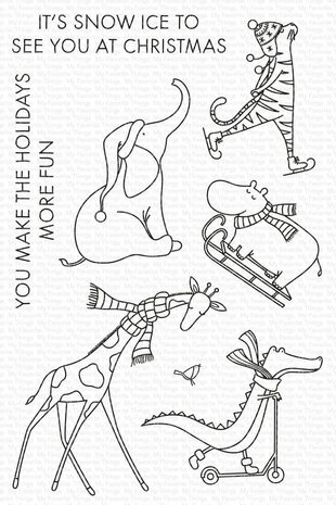 My Favorite Things Christmas Safari Clear Stamps (CS-590) (OUTLET)