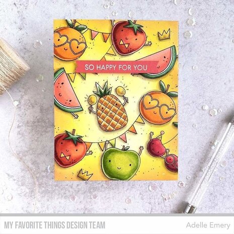 My Favorite Things Bunch of Happiness Clear Stamps (CS-579) (OUTLET)