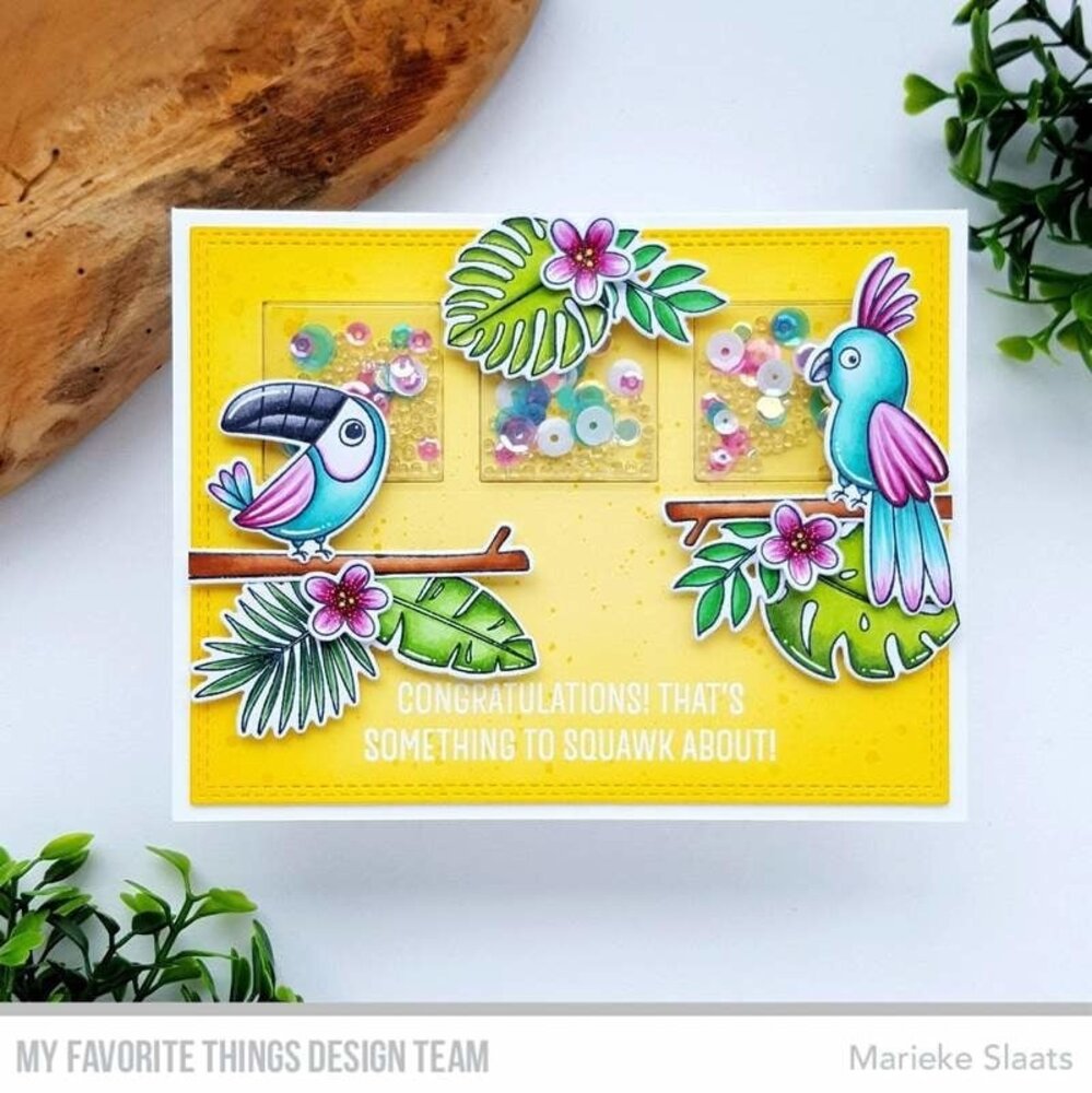 My Favorite Things Something Squawk About Clear Stamps (CS-578) (OUTLET)