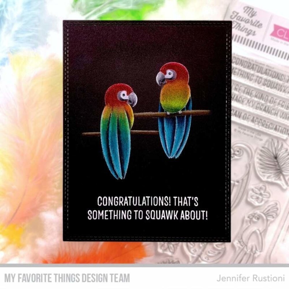 My Favorite Things Something Squawk About Clear Stamps (CS-578) (OUTLET)