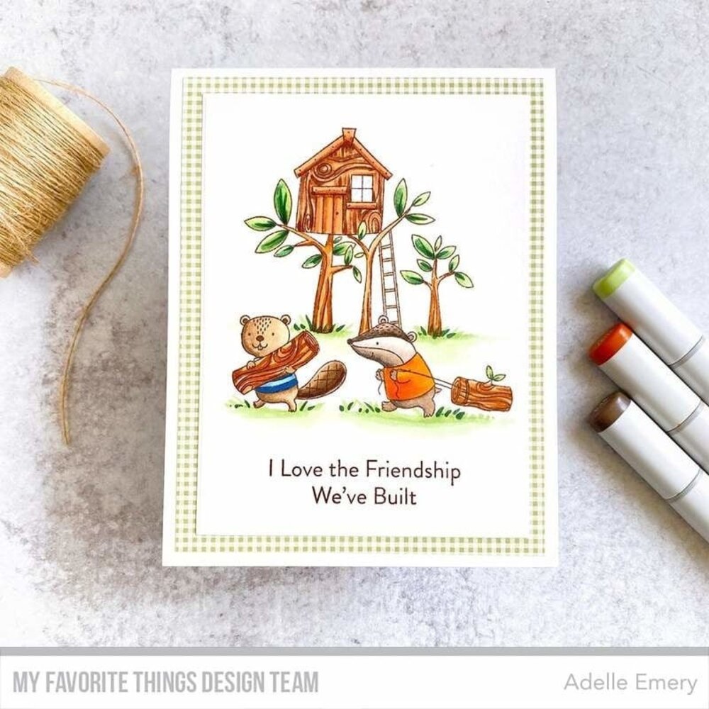 My Favorite Things Let's Work Together Clear Stamps (CS-566) (OUTLET)