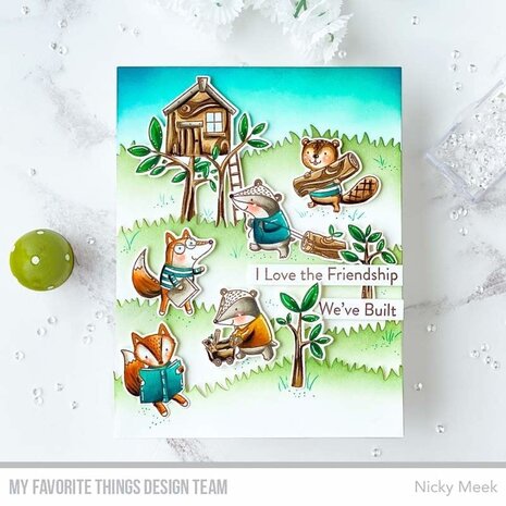 My Favorite Things Let's Work Together Clear Stamps (CS-566) (OUTLET)