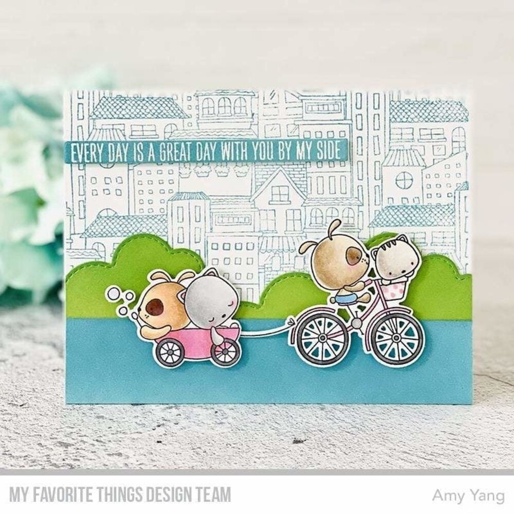 My Favorite Things Wheelie Great Friend Clear Stamps (CS-551) (OUTLET)