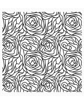 My Favorite Things Abstract Roses Background Rubber Stamp (BG-145) (OUTLET)
