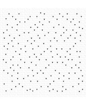 My Favorite Things Scattered Triangles Background Rubber Stamp (BG-142) (OUTLET)