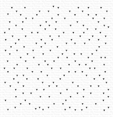 My Favorite Things Scattered Triangles Background Rubber Stamp (BG-142) (OUTLET)