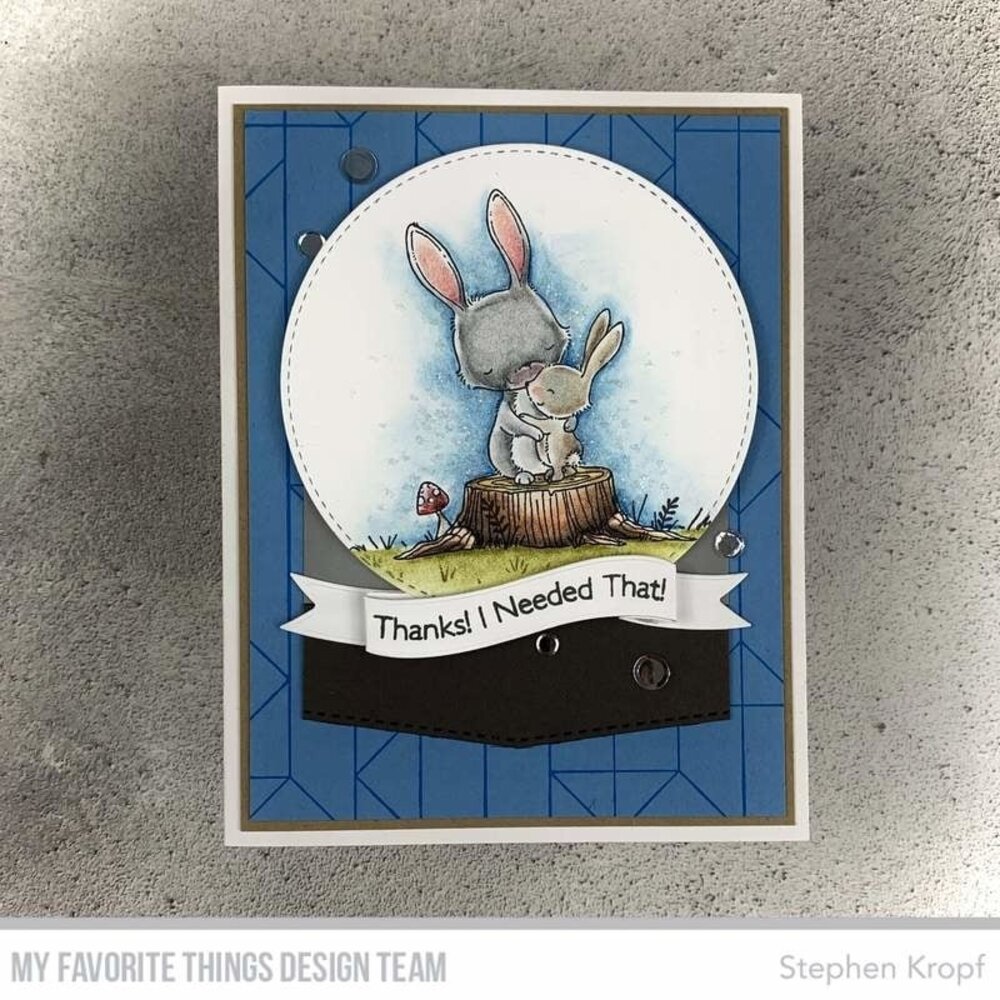 My Favorite Things Abstract Triangle Background Rubber Stamps (BG-141) (OUTLET)