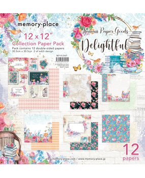 Memory Place Kawaii Paper Goods Delightful 12x12 Inch Paper Pack (MP-61347) (OUTLET)
