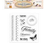 Memory Place Kawaii Paper Goods My Family Clear Stamp (MP-61278) (OUTLET)