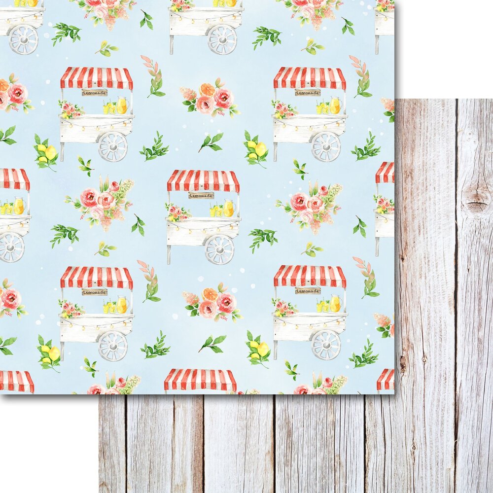 Memory Place Kawaii Paper Goods Sweet Summer 12x12 Inch Paper Kit (MP-60955) (OUTLET)