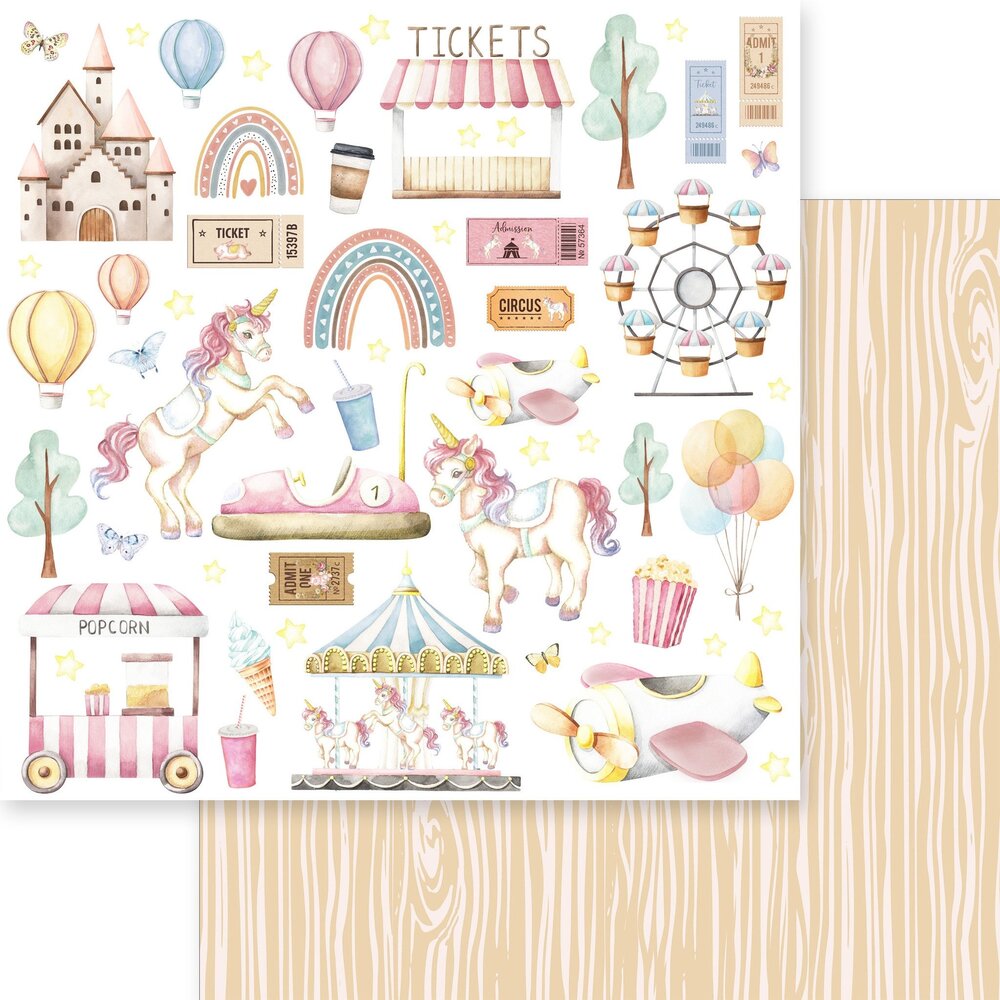 Memory Place Enjoy The Ride 6x6 Inch Paper Pack (MP-60885) (OUTLET)