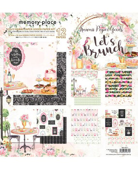 Memory Place Kawaii Paper Goods Let's Brunch 12x12 Inch Paper Pack (MP-60871) (OUTLET) Memory Place Kawaii Paper Goods Let's Brunch 12x12 Inch Paper Pack (MP-60871) (OUTLET)