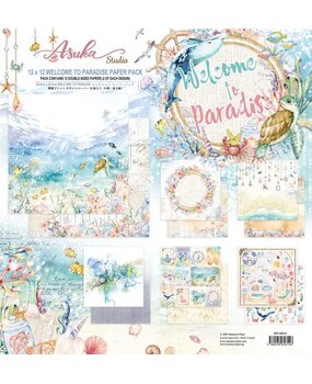 Memory Place Welcome to Paradise 12x12 Inch Paper Pack (MP-60614) (OUTLET)
