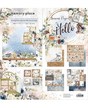 Memory Place Kawaii Paper Goods Kit Hello 12x12 Inch Paper Pack (MP-60611) (OUTLET)