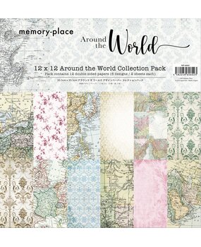 Memory Place Around the World 12x12 Inch Paper Pack (MP-60602) (OUTLET)