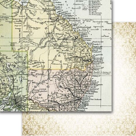 Memory Place Around the World 12x12 Inch Paper Pack (MP-60602) (OUTLET)