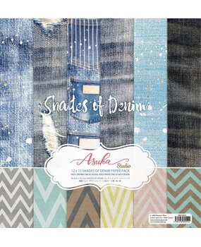 Memory Place Shades of Denim 12x12 Inch Paper Pack (MP-60551) (OUTLET) Memory Place Shades of Denim 12x12 Inch Paper Pack (MP-60551) (OUTLET)