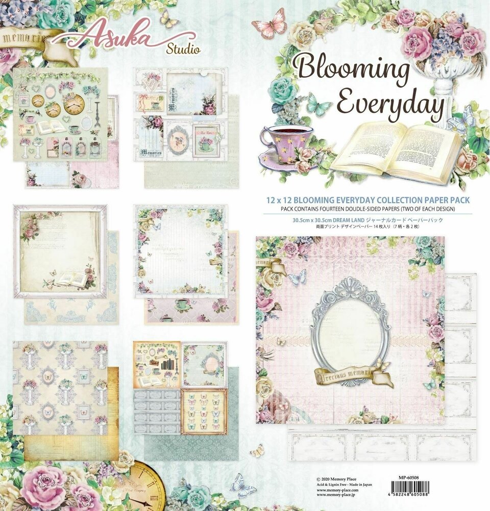 Memory Place Blooming Everyday 12x12 Inch Paper Pack (MP-60508) (OUTLET)